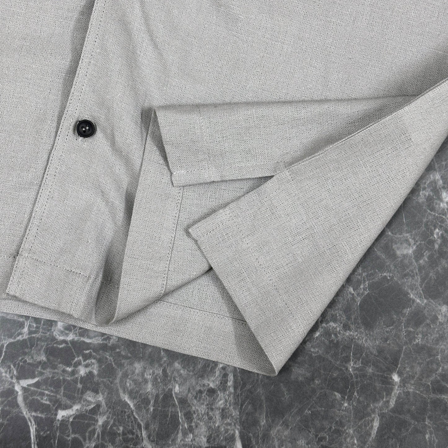 Half Sleeve Cuban Shirt | Graphite - Telaa