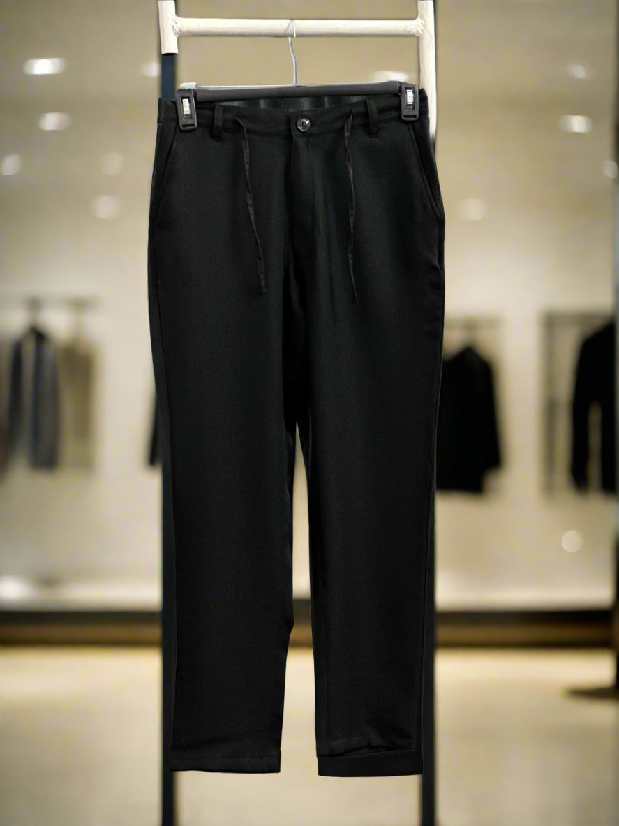 Soft Structure Pants | Noir