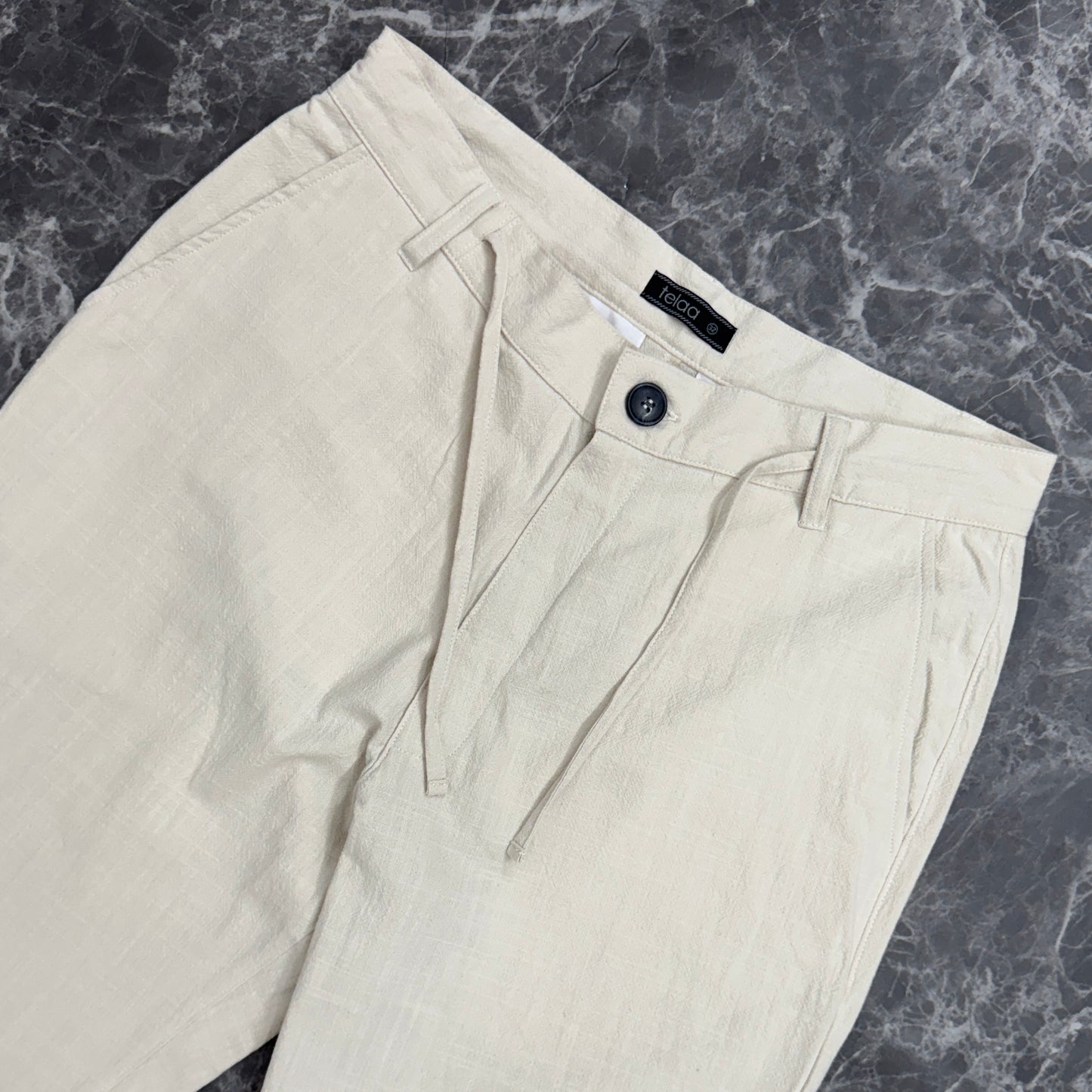 Soft Structure Pants | Ivory