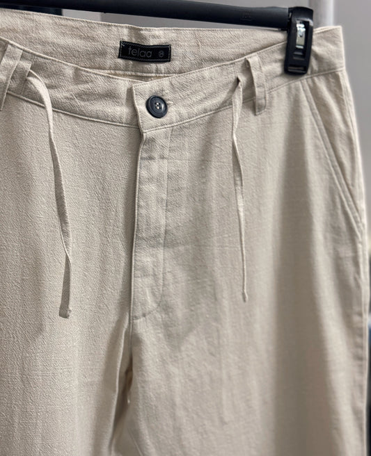 Soft Structure Pants | Ivory