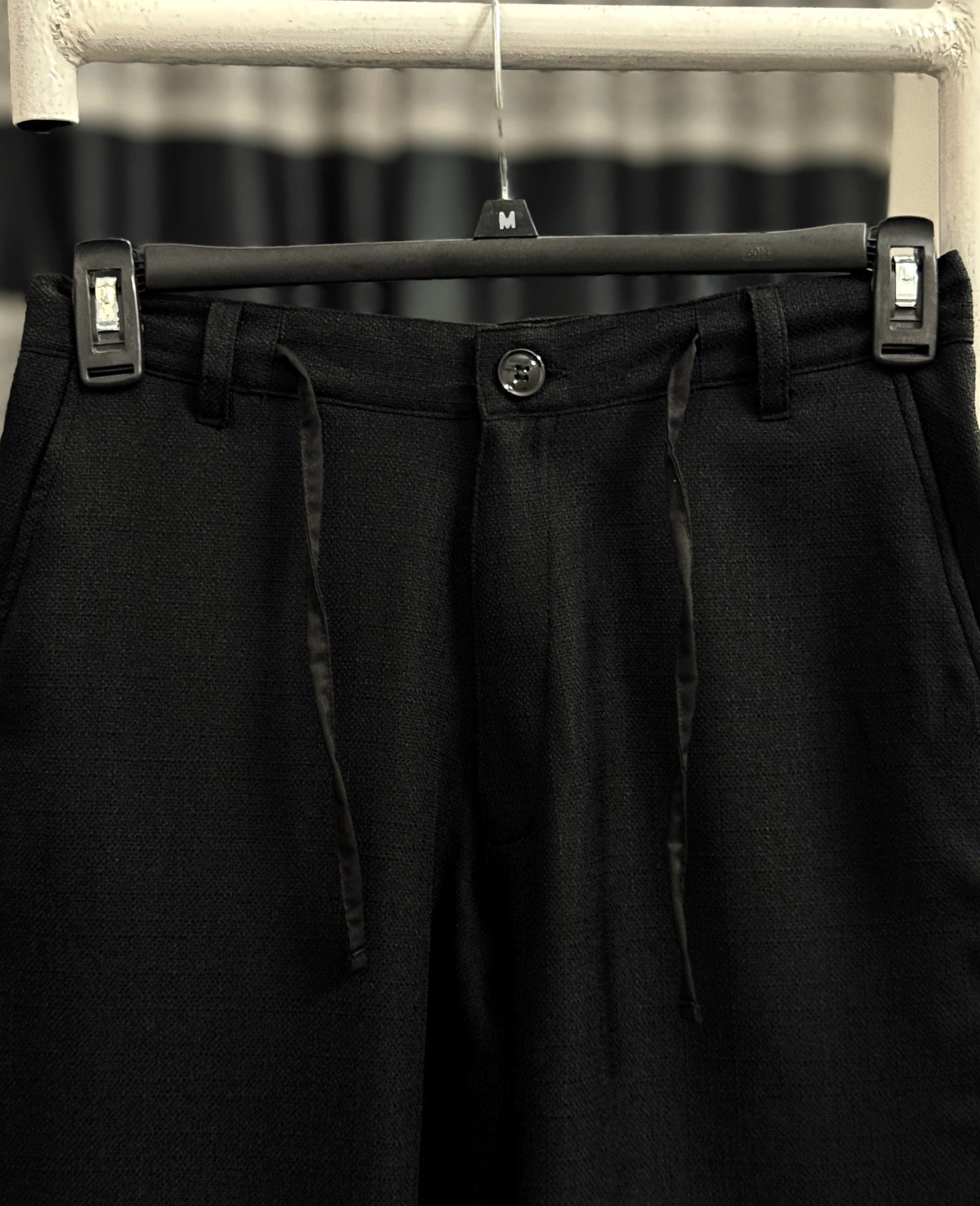 Soft Structure Pants | Noir