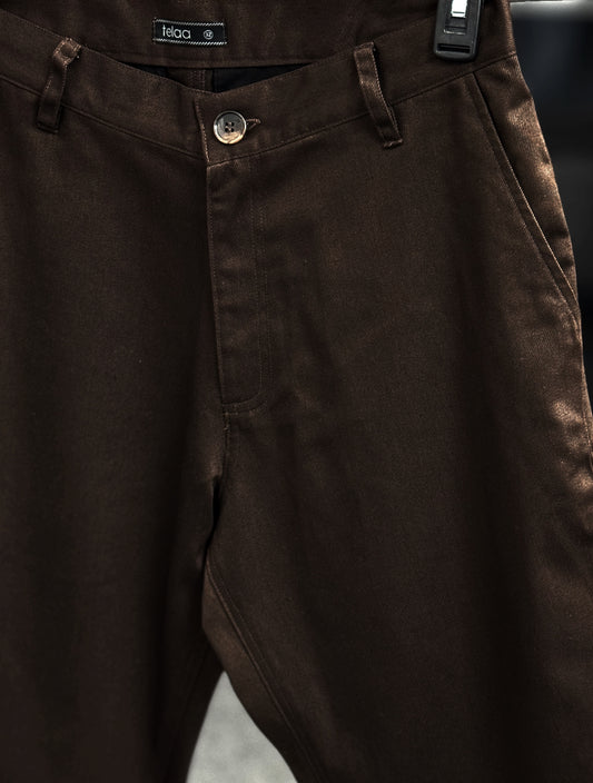 Straight Cut Chinos| Coffee