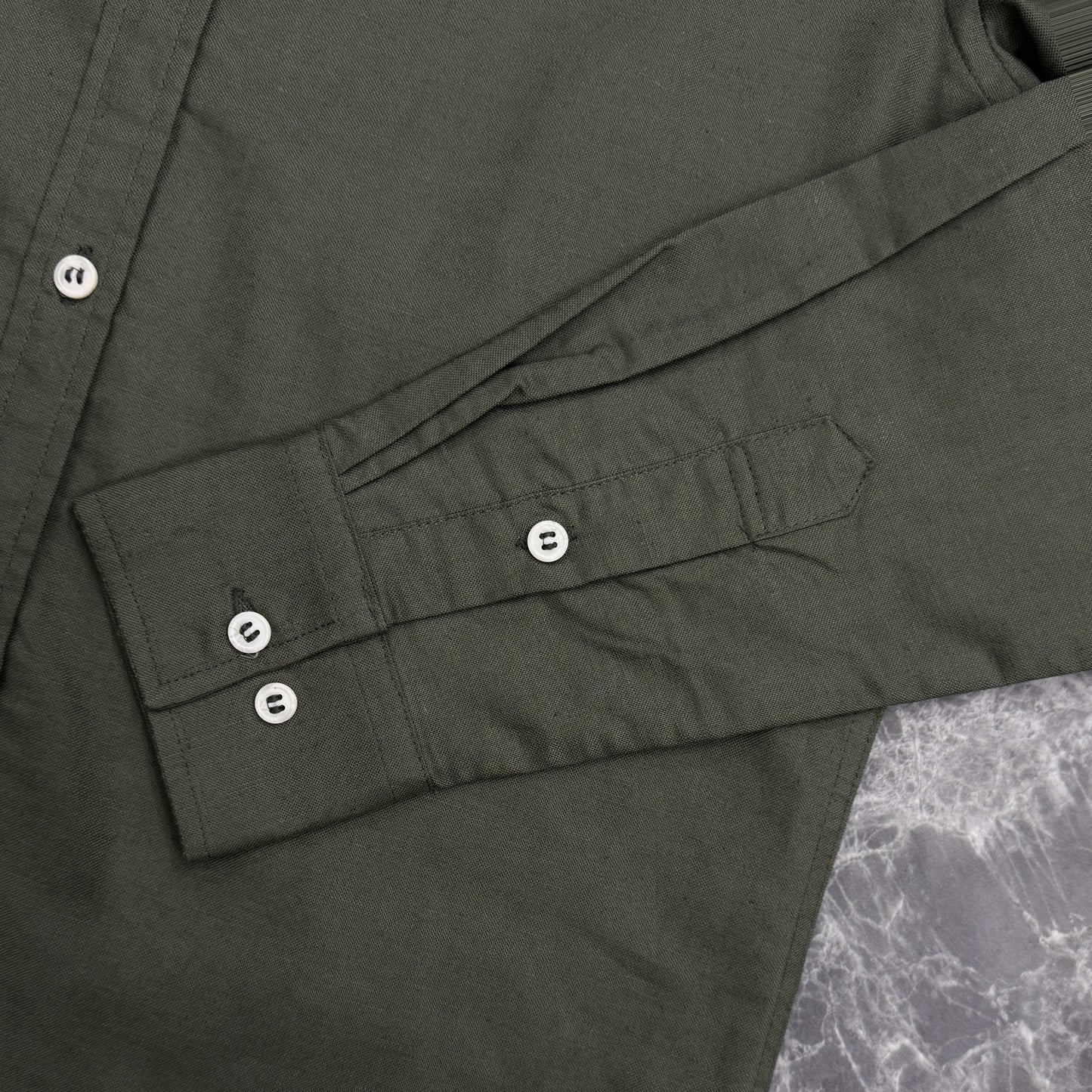 Full Sleeve Oxford Shirt | Olive