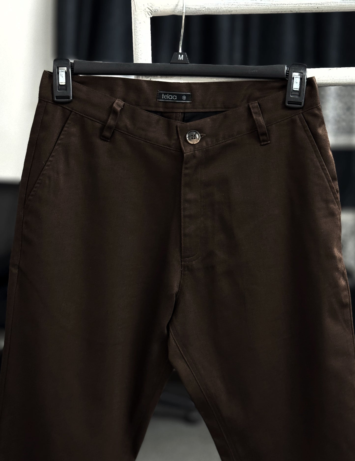 Straight Cut Chinos| Coffee