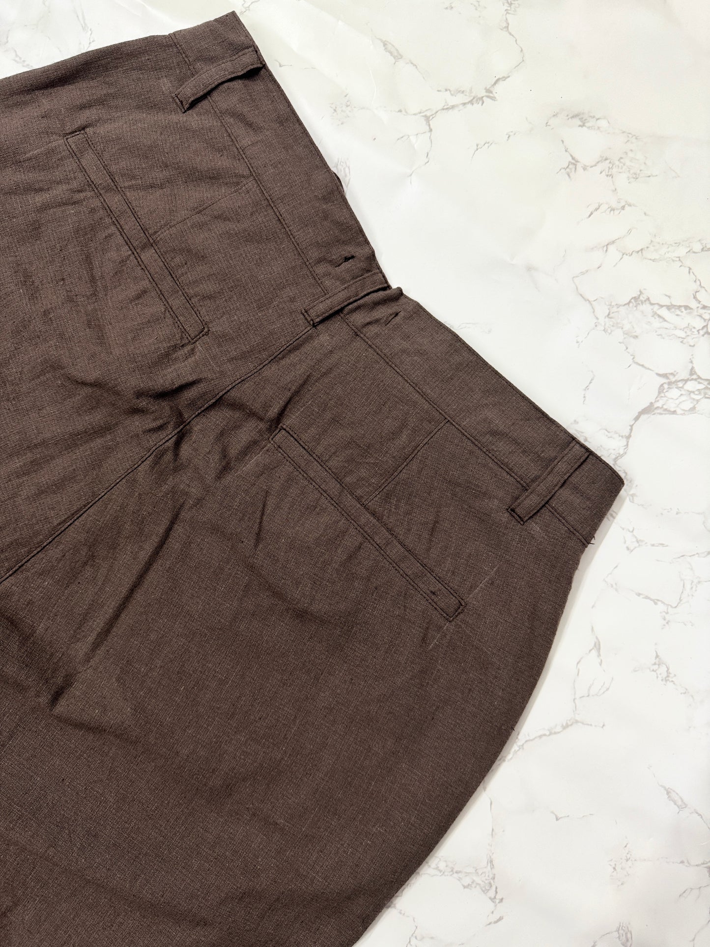 Soft Structure Pants | Coffee