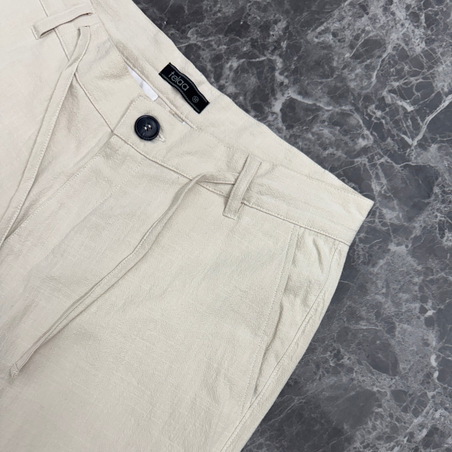 Soft Structure Pants | Ivory