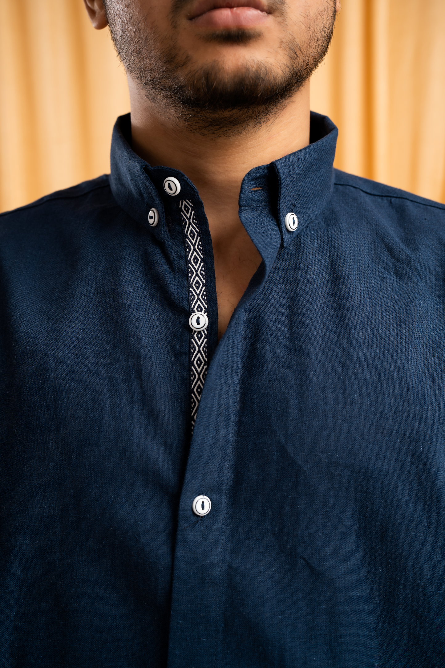 Full Sleeve Shirt | Solid Navy