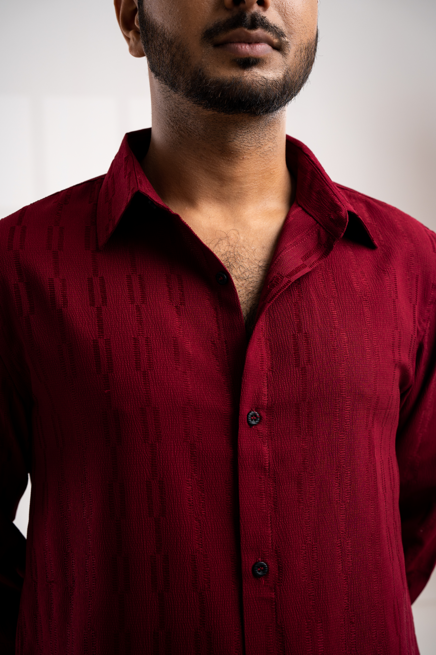 Full Sleeve Shirt | Wine