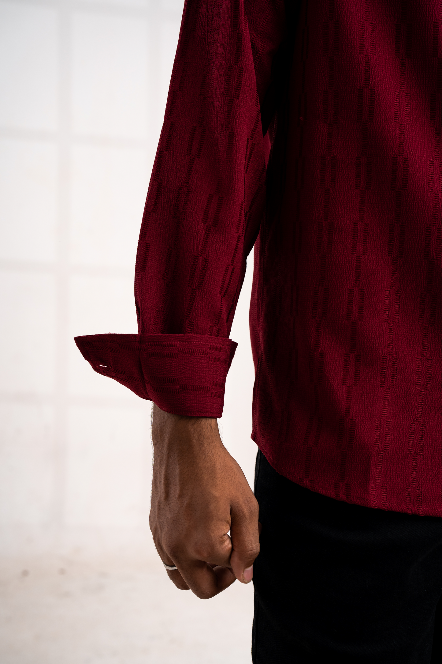 Full Sleeve Shirt | Wine