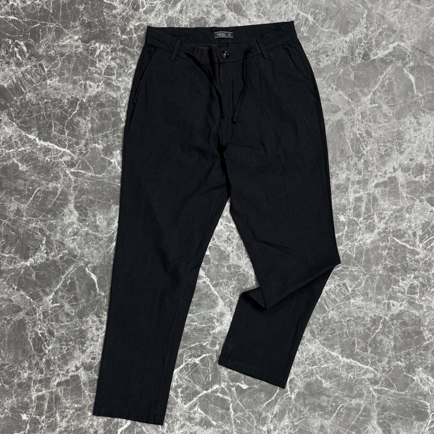 Soft Structure Pants | Noir