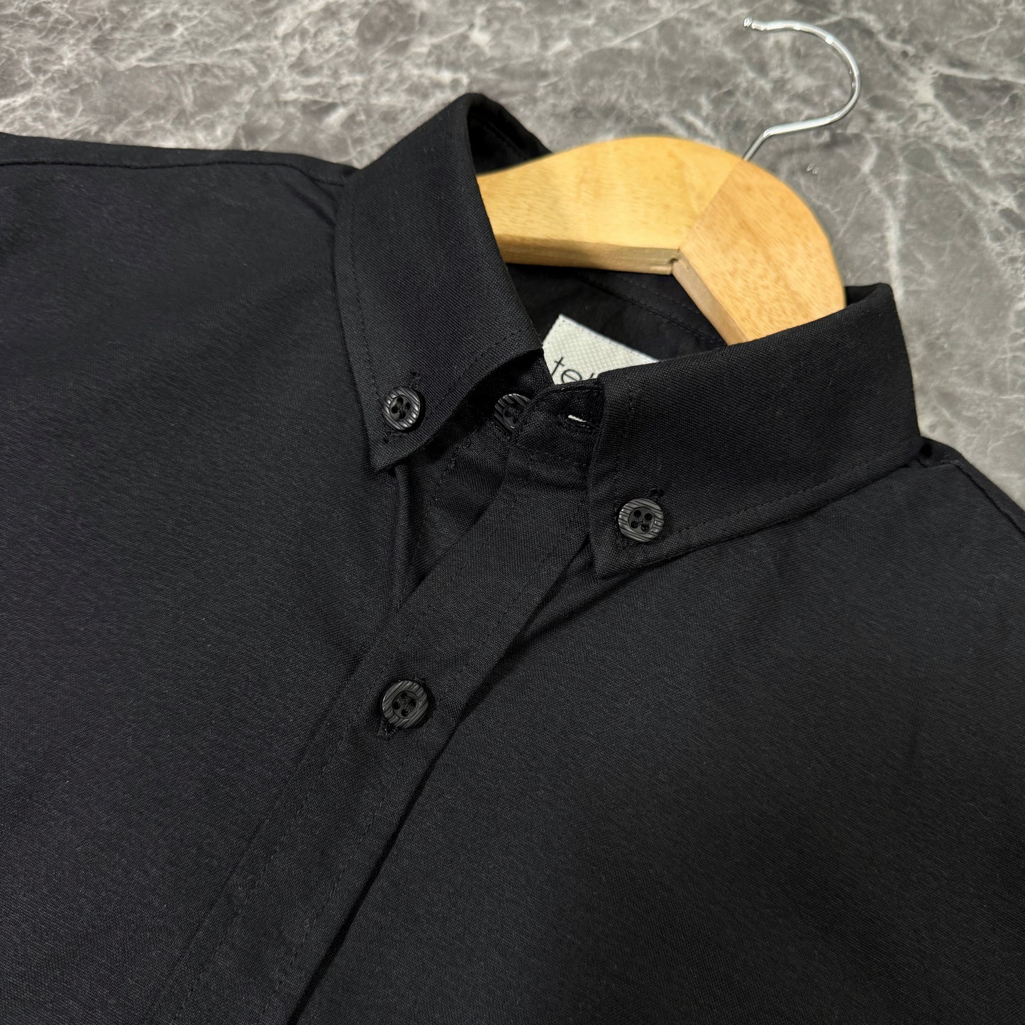 Full Sleeve Oxford Shirt | Black