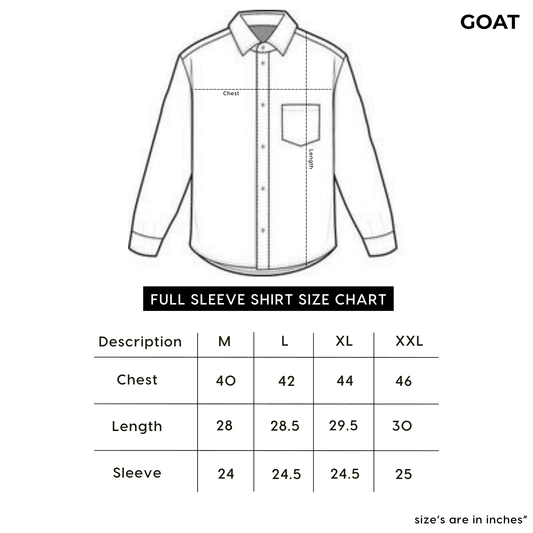 Full Sleeve Shirt | Bluven - Telaa