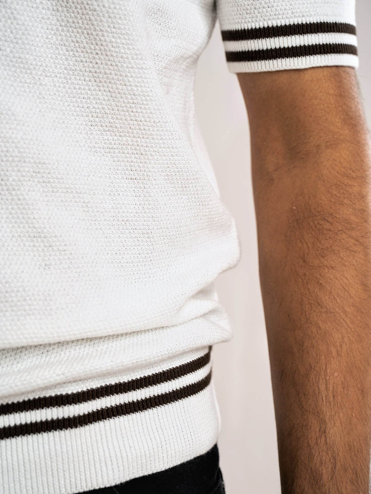 Knit Polo Ivory - Telaa