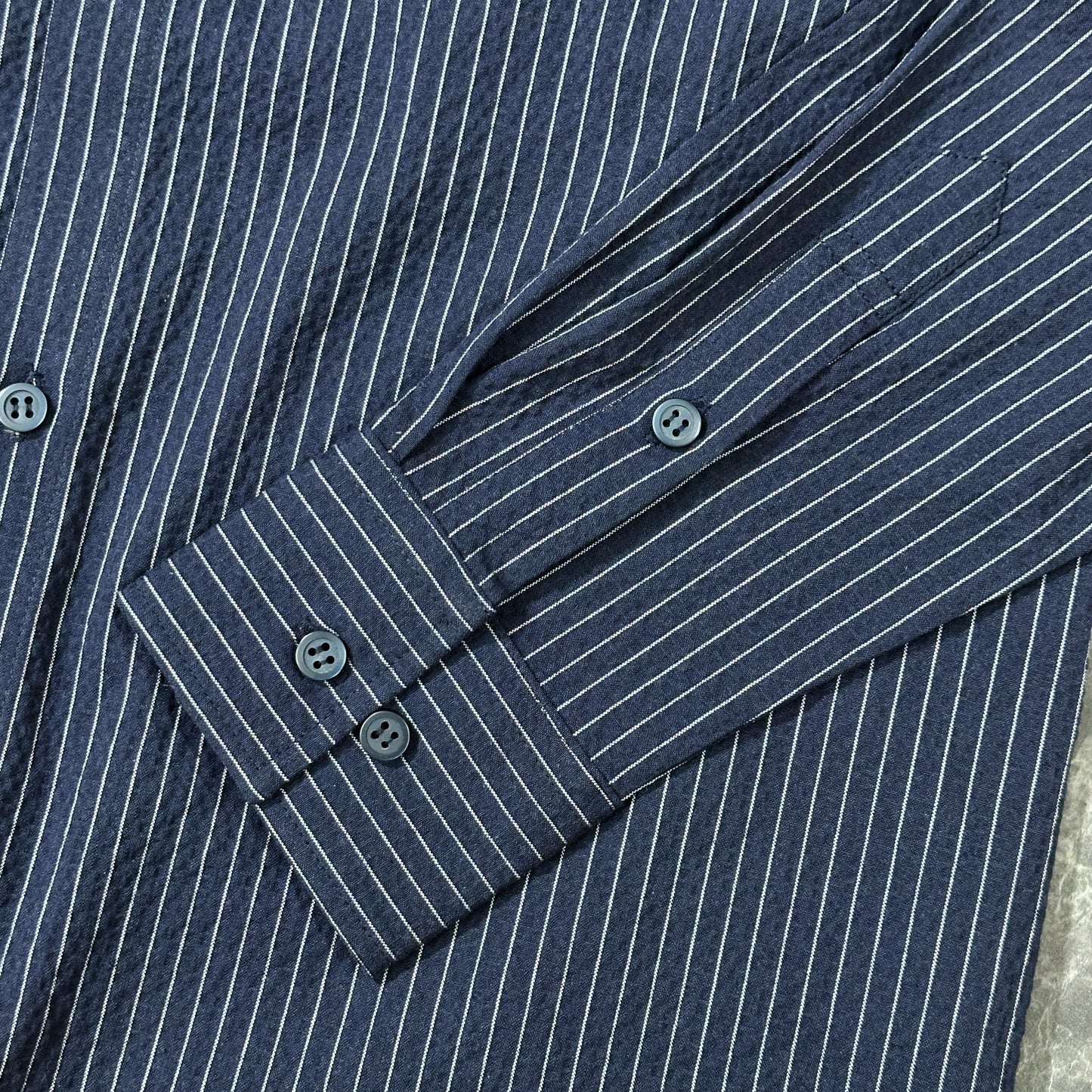 Full Sleeve Shirt | Navy stripes