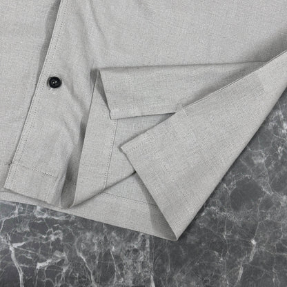 Half Sleeve Cuban Shirt | Graphite - Telaa
