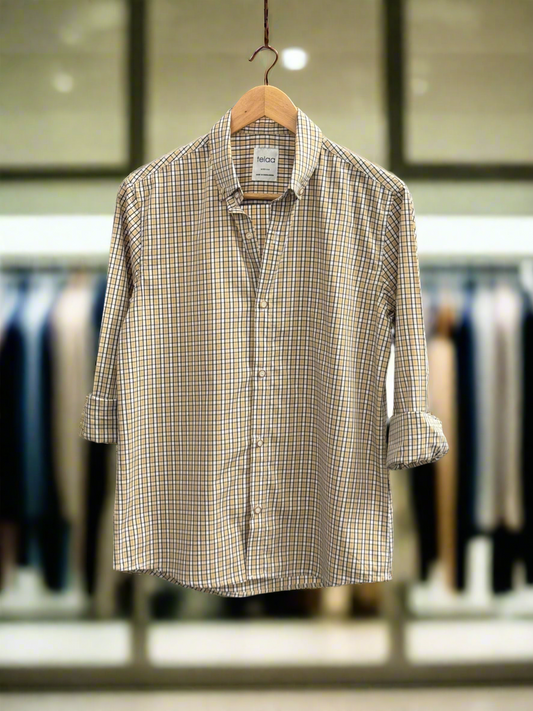 Full Sleeve Shirt | Saffron