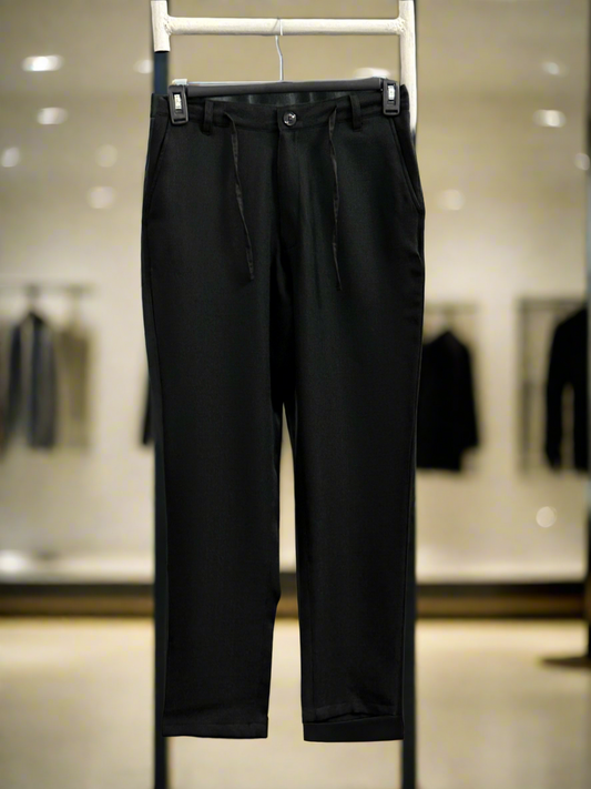 Soft Structure Pants | Noir