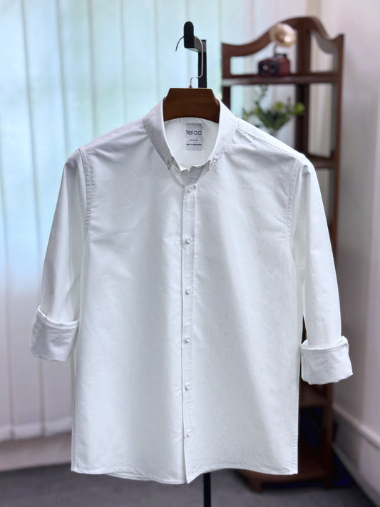 Full Sleeve Oxford Shirt | White