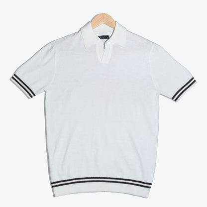 Knit Polo Ivory