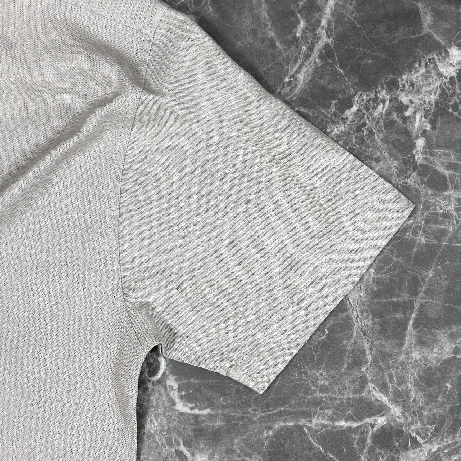 Half Sleeve Cuban Shirt | Graphite - Telaa