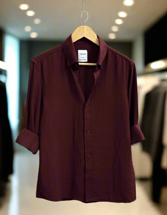 Full Sleeve Shirt | Merlot