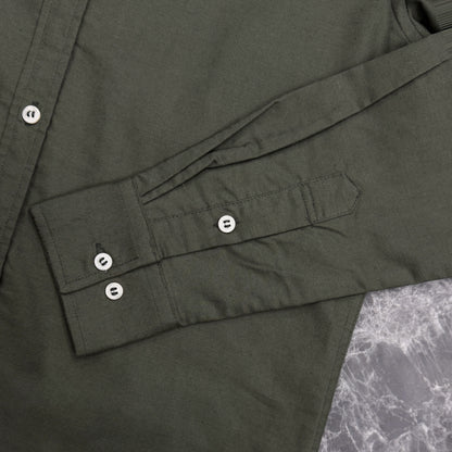 Full Sleeve Oxford Shirt | Olive