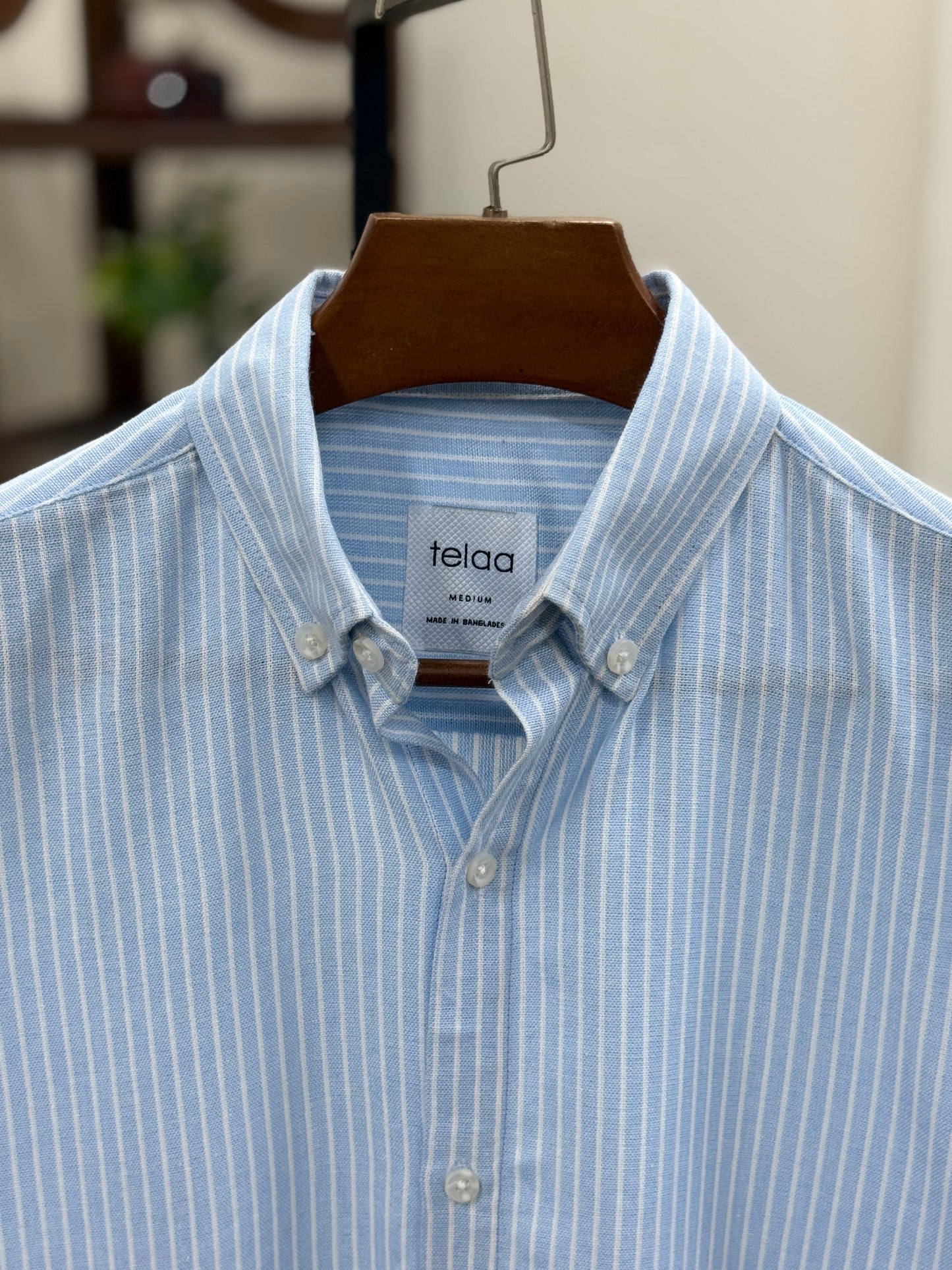 Full Sleeve Shirt | Sky Stripe