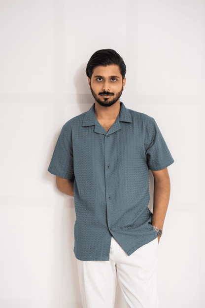 Half Sleeve Cuban Shirt | Eden - Telaa