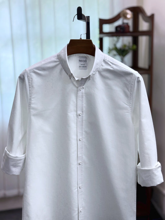 Full Sleeve Oxford Shirt | White