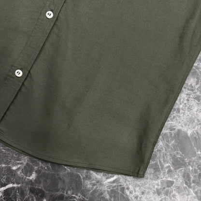 Full Sleeve Oxford Shirt | Olive