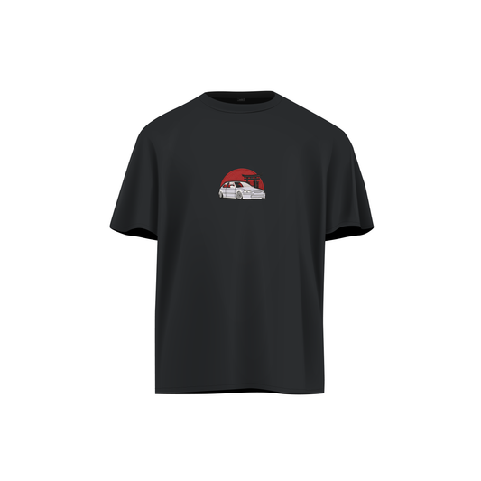 Embroidered Drop Shoulder T-Shirt | Tokyo Drip